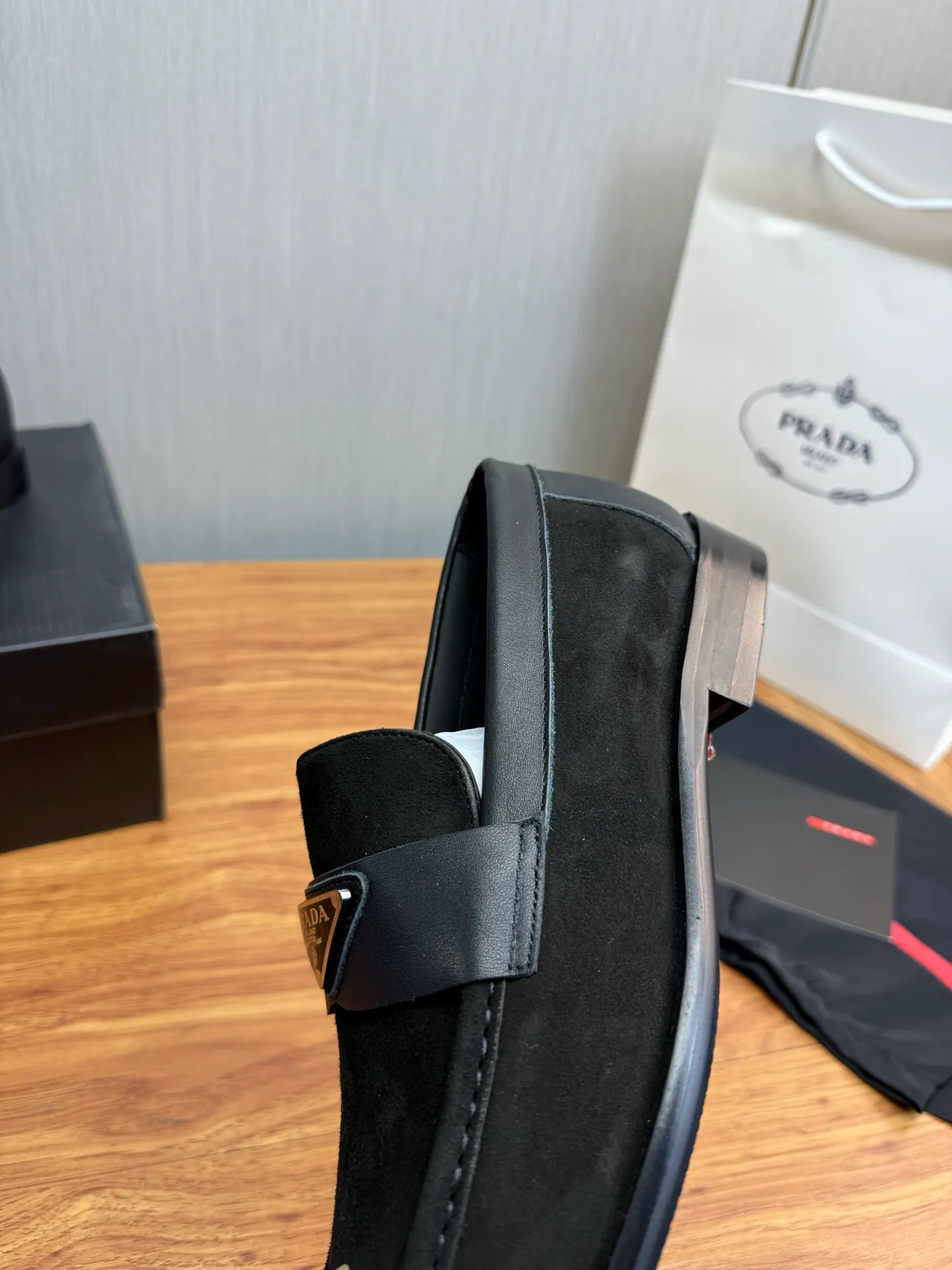 Factory price 580💰 ＰＲＡＤＡPrada. Men's business casual leather shoes, luxurious and noble👞All imported original brand leather materials, just to create a more comfortable wearing experience, upper: original cowhide. Frosted cowhide➕Imported full cowhide, original outsole✔️36-45 (45 non-returnable)